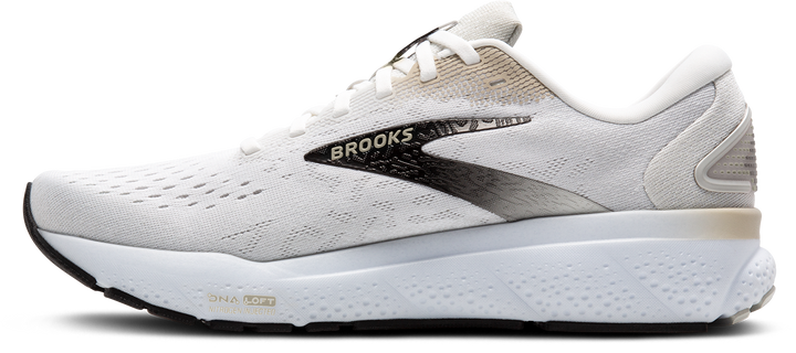 Brooks Mens Ghost 16 - White/Pelican/Oyster - Neutral - SS25