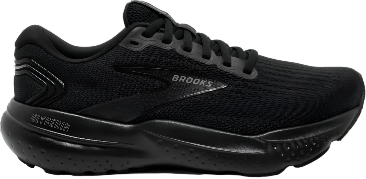Brooks Mens Glycerin 21 - Black/Black/Ebony - Neutral