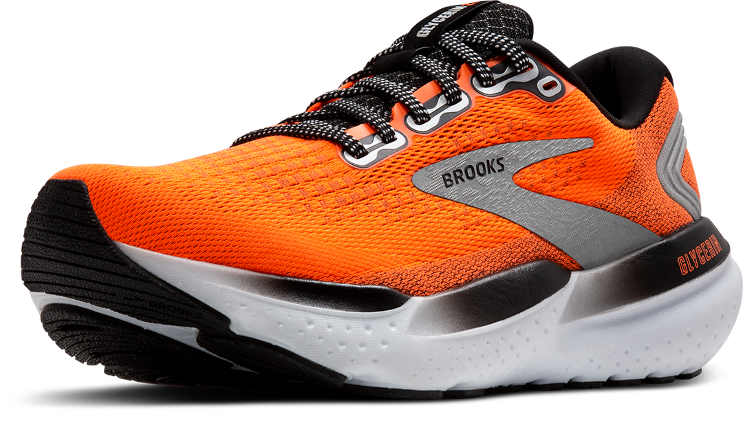 Brooks Mens Glycerin 21 - Orange/Black/White - Neutral