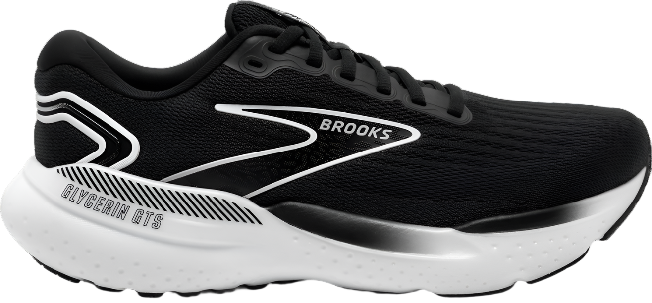 Brooks Mens Glycerin GTS 21 -  Black/Grey/White - Stability