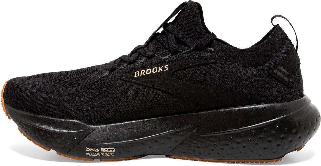 Brooks Mens Glycerin StealthFit 21 - Black/Cream/Biscuit - Neutral