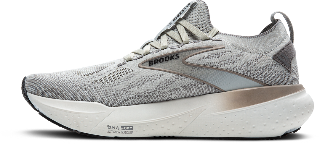 Brooks Mens Glycerin StealthFit 21 - Grey/Frost Grey/Champagne - Neutral