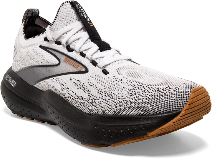 Brooks Mens Glycerin StealthFit 21 - White/Grey/Black - Neutral