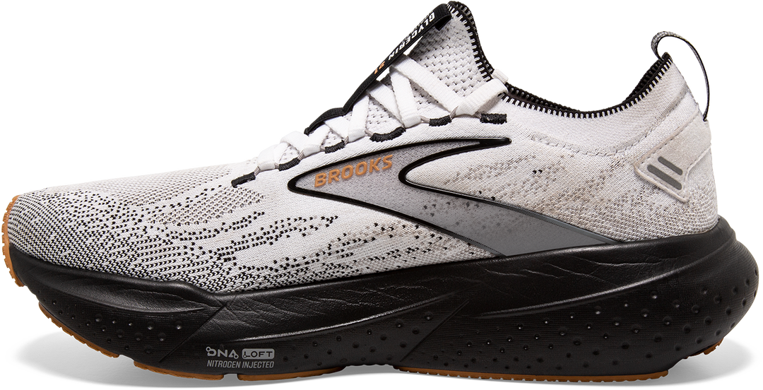 Brooks Mens Glycerin StealthFit 21 - White/Grey/Black - Neutral