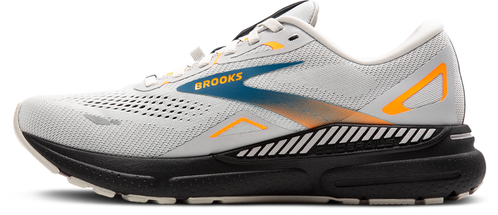 Brooks Mens Adrenaline GTS 23 GTX - Oyster Mushroom/Orange/Blue - Stability