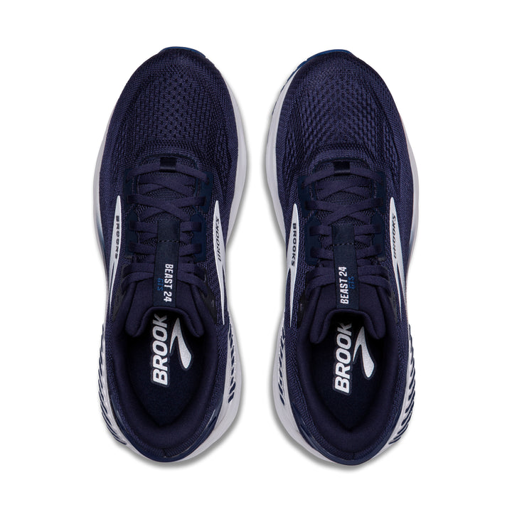 Brooks Mens Beast 24 GTS - Peacoat/True Navy/White - Stability