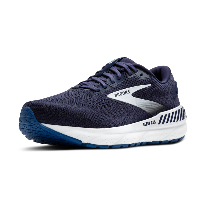 Brooks Mens Beast 24 GTS - Peacoat/True Navy/White - Stability