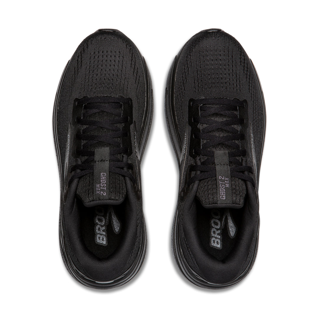 Brooks Mens Ghost Max 2 - Black/Black/Ebony - Neutral
