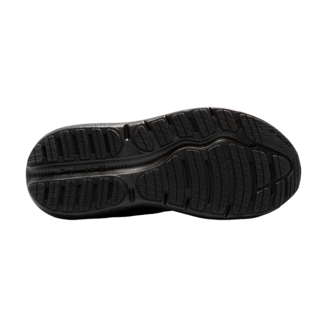 Brooks Mens Ghost Max 2 Wide - 2E Width - Black/Black/Ebony - Neutral