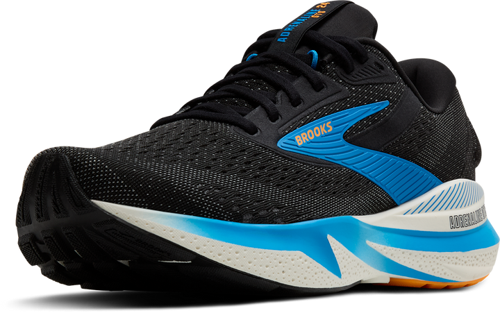 Brooks Mens Adrenaline GTS 24 - Black/Ebony/Cloissonne - Stability - AW25