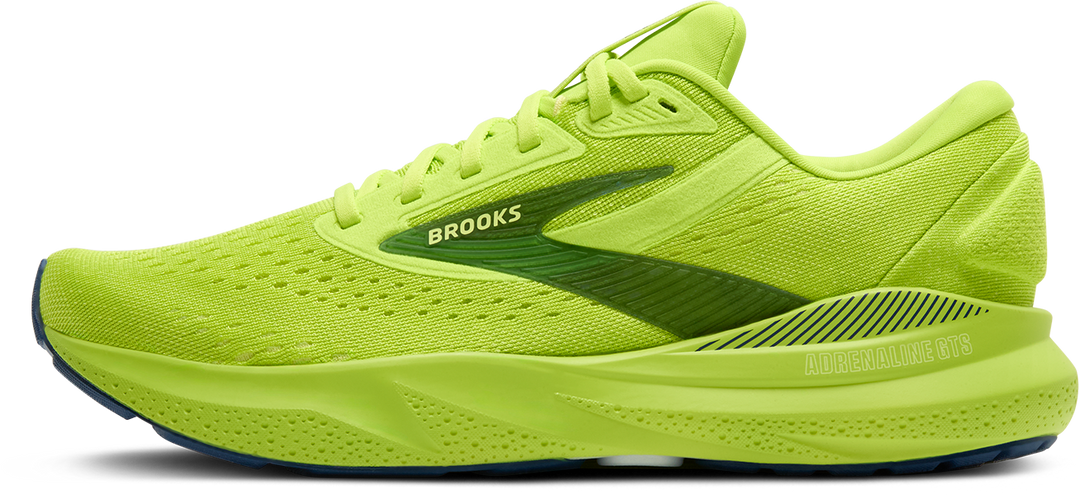 Brooks Mens Adrenaline GTS 24 - Acid Lime/Sunny Lime/Navy - Stability - AW25