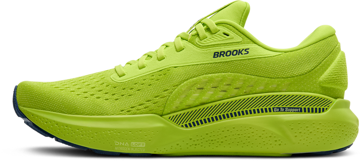 Brooks Mens Adrenaline GTS 24 - Acid Lime/Sunny Lime/Navy - Stability - AW25
