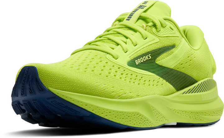 Brooks Mens Adrenaline GTS 24 - Acid Lime/Sunny Lime/Navy - Stability - AW25
