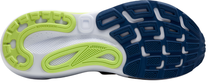 Brooks Mens Adrenaline GTS 24 - Navy Peony/Black/Acid Lime - Stability - AW25