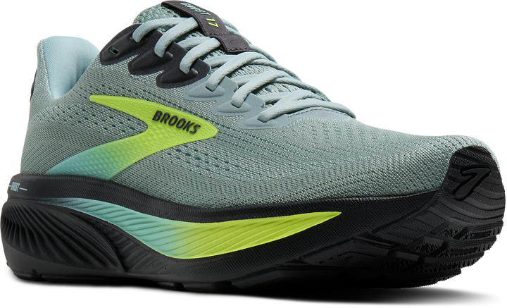 Brooks Mens Ghost 17 - Grey Mist/Yucca/Nightlife - Neutral - SS26