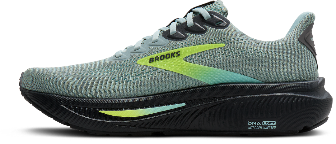 Brooks Mens Ghost 17 - Grey Mist/Yucca/Nightlife - Neutral - SS26