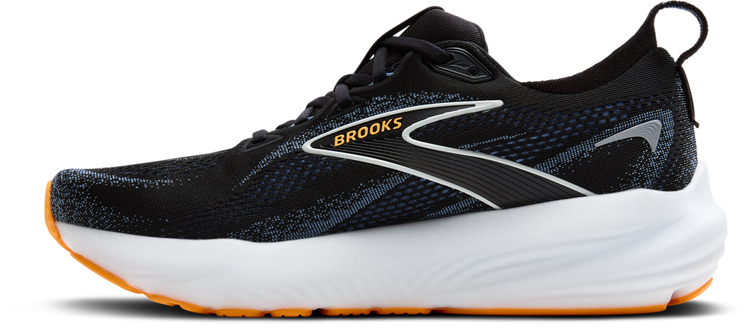 Brooks Mens Glycerin 22 - Black/Country Blue/Orange Pop - Neutral - SS25