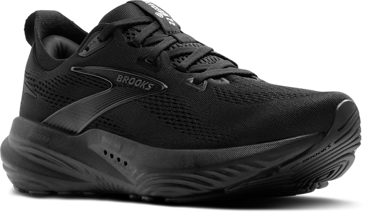 Brooks Mens Glycerin 22 Wide - 2E Width - Black/Black/Ebony - Neutral - SS25