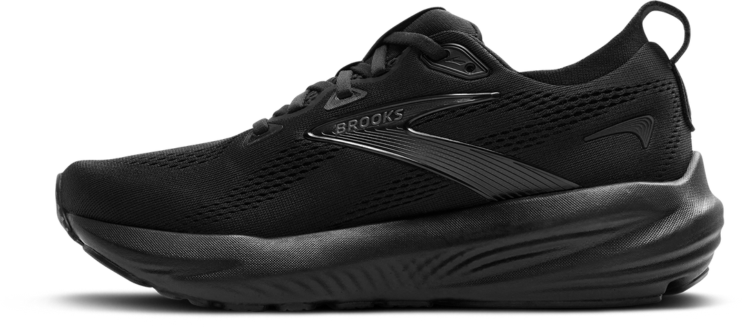 Brooks Mens Glycerin 22 Wide - 2E Width - Black/Black/Ebony - Neutral - SS25