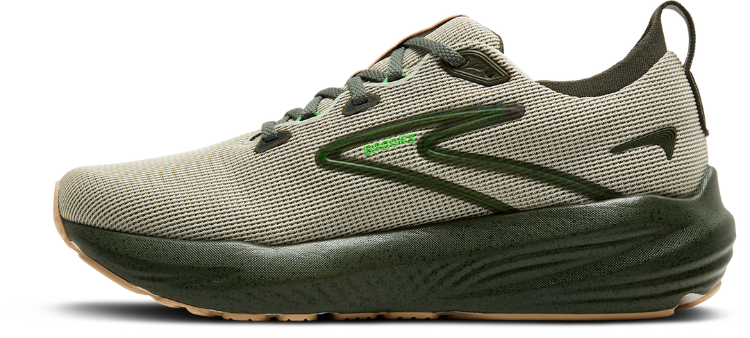 Brooks Mens Glycerin 22 - Beetle/Celadon/Ivory - Neutral - AW25