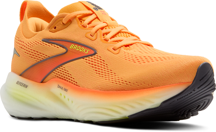 Brooks Mens Glycerin 22 - Orange/Nightlife/White - Neutral - AW25