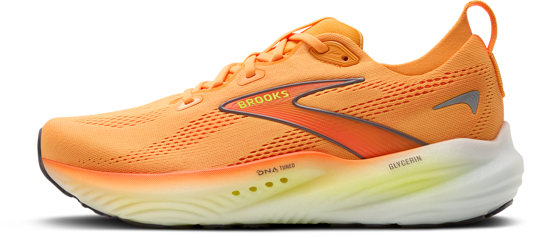 Brooks Mens Glycerin 22 - Orange/Nightlife/White - Neutral - AW25