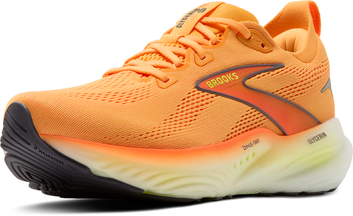 Brooks Mens Glycerin 22 - Orange/Nightlife/White - Neutral - AW25