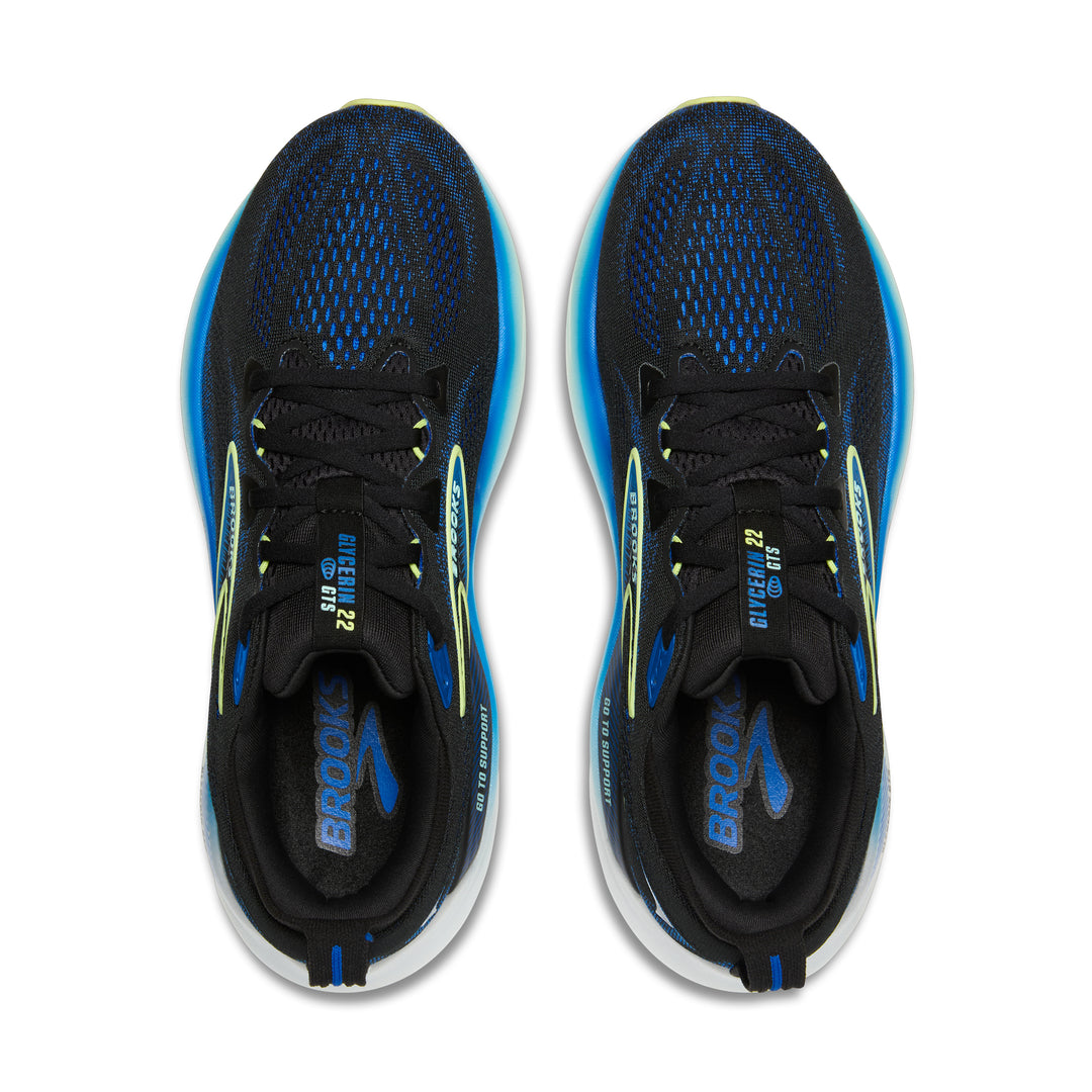 Brooks Glycerin GTS 22 hardloopschoenen black heren Brooks Glycerin GTS 22 hardloopschoenen black heren