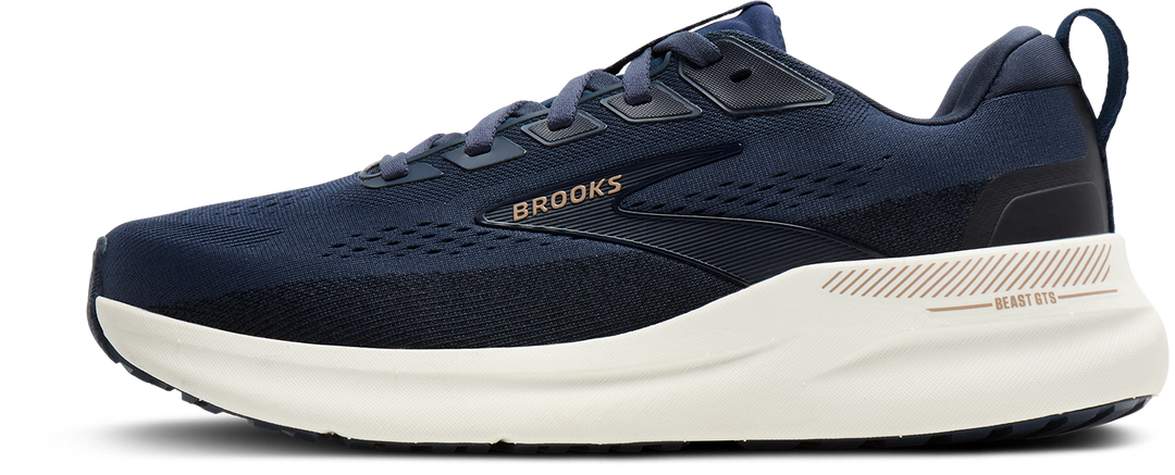 Brooks Mens Beast 26 GTS Wide - 2E Width - Peacoat/Indigo/Portabella - Stability - SS26