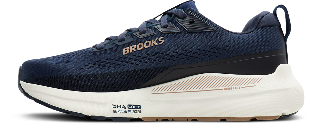 Brooks Mens Beast 26 GTS Wide - 2E Width - Peacoat/Indigo/Portabella - Stability - SS26