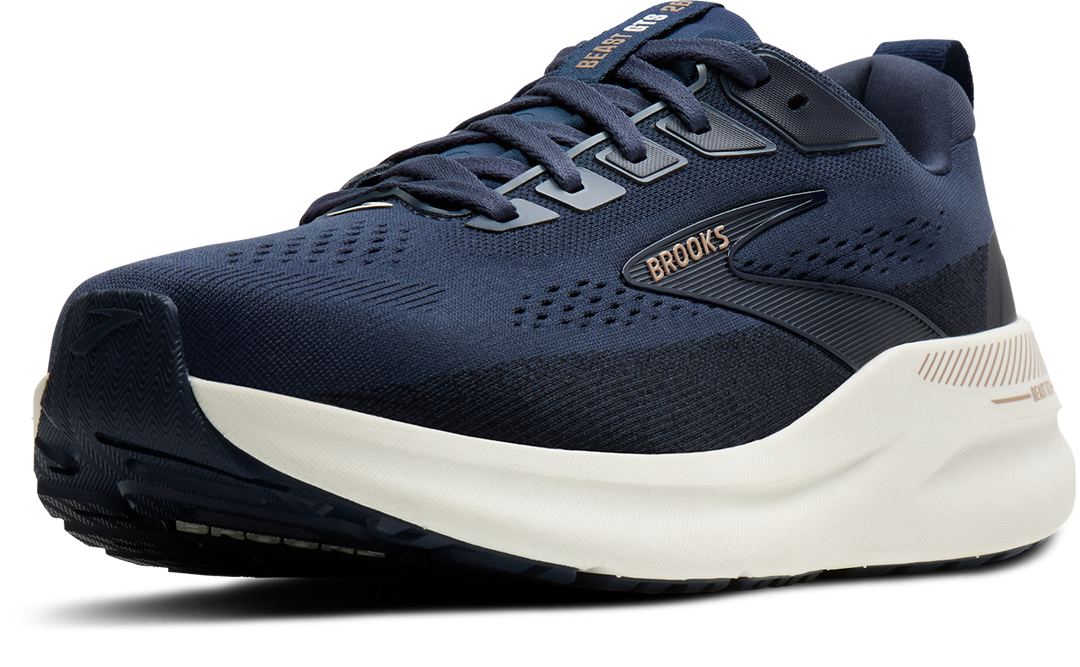 Brooks Mens Beast 26 GTS Wide - 2E Width - Peacoat/Indigo/Portabella - Stability - SS26