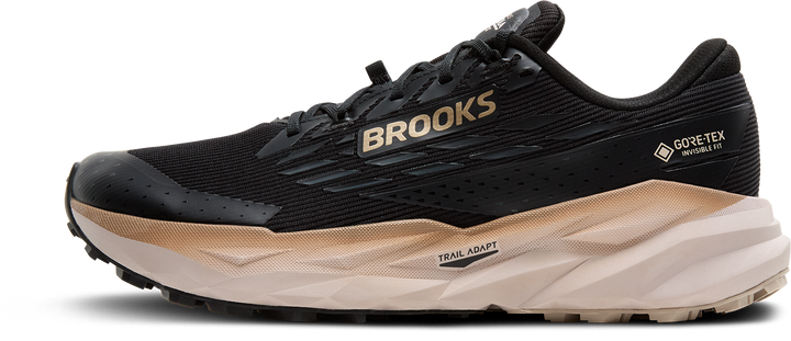 Brooks Mens Cascadia 19 GTX - Black/Ebony/Chateau Gray - Trail - AW25