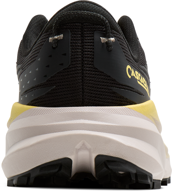 Brooks Mens Cascadia 19 - Black/Yellow/Chateau - Trail - SS26