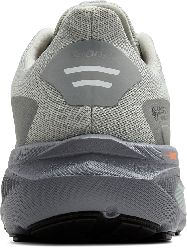 Brooks Mens Ghost 17 GTX - Smoke/Primer Gray/Orange - Neutral - AW25