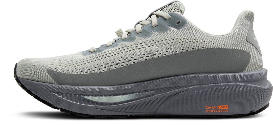 Brooks Mens Ghost 17 GTX - Smoke/Primer Gray/Orange - Neutral - AW25