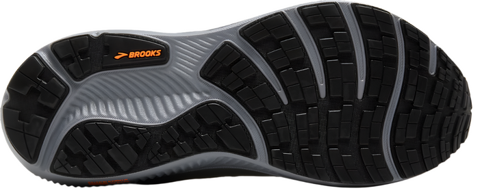 Brooks Mens Ghost 17 GTX - Smoke/Primer Gray/Orange - Neutral - AW25