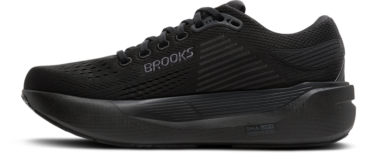 Brooks Mens Ghost Max 3 Extra Wide - 4E Width - Black/Black/Ebony - Neutral - AW25