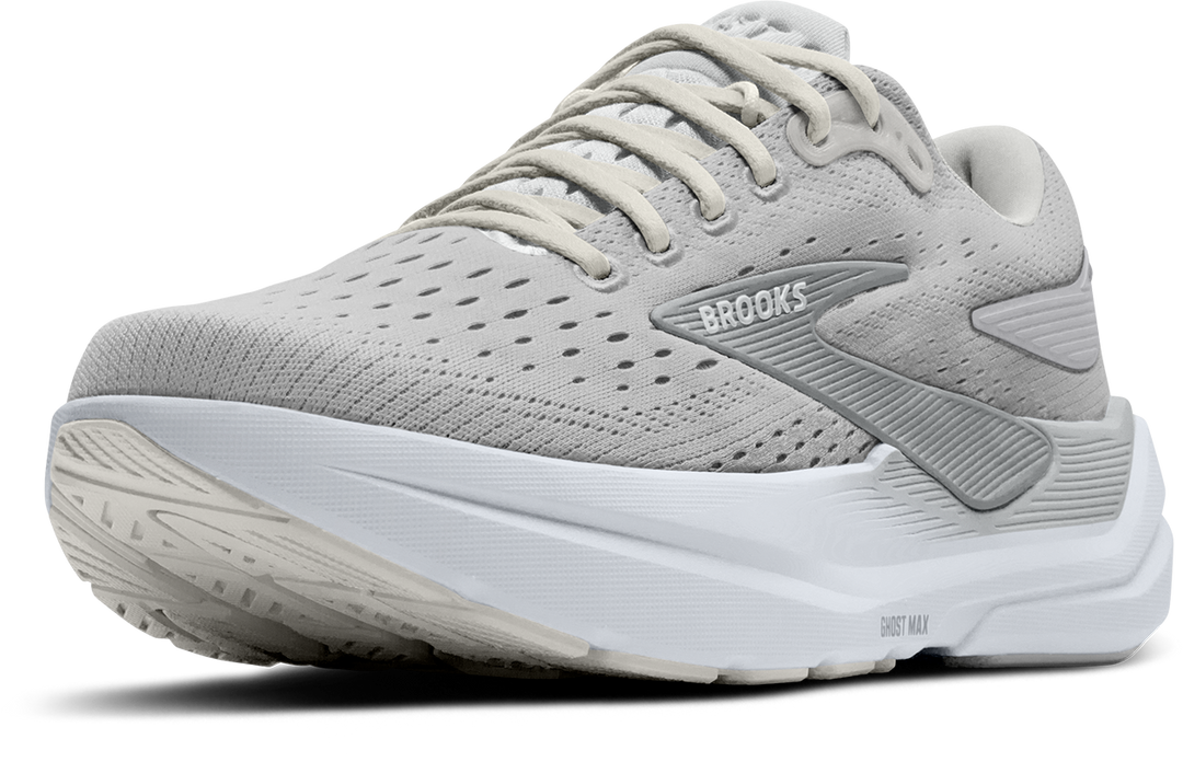 Brooks Mens Ghost Max 3 - Oyster/Silver - Neutral - AW25