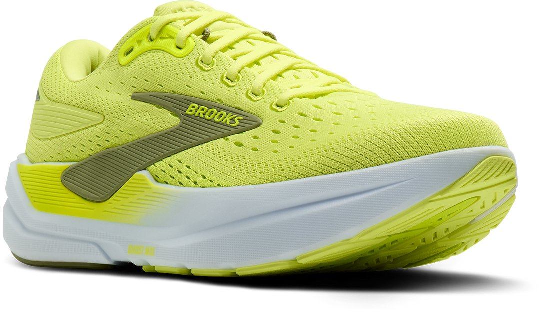 Brooks Mens Ghost Max 3 - Sunny Lime/Acid Lime/Tea - Neutral - AW25