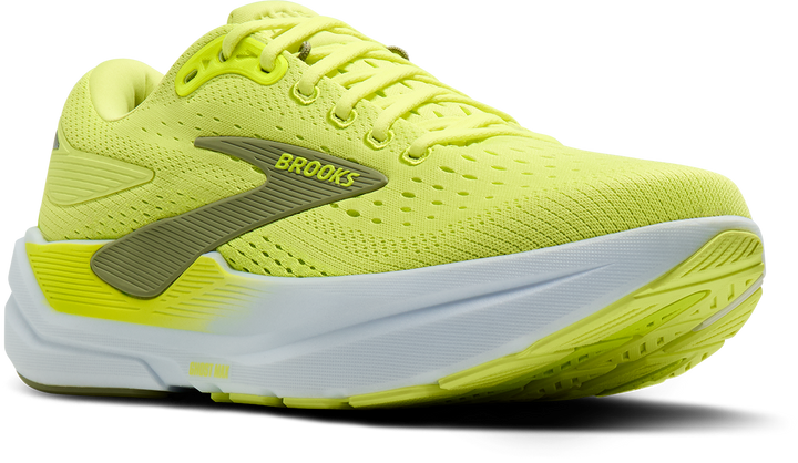 Brooks Mens Ghost Max 3 - Sunny Lime/Acid Lime/Tea - Neutral - AW25