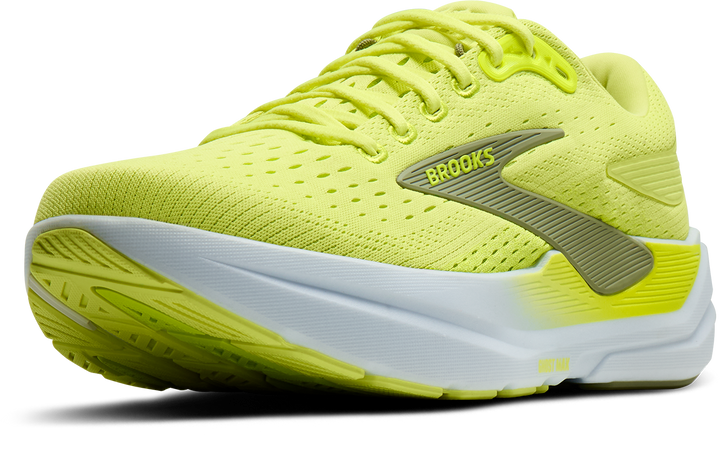 Brooks Mens Ghost Max 3 - Sunny Lime/Acid Lime/Tea - Neutral - AW25