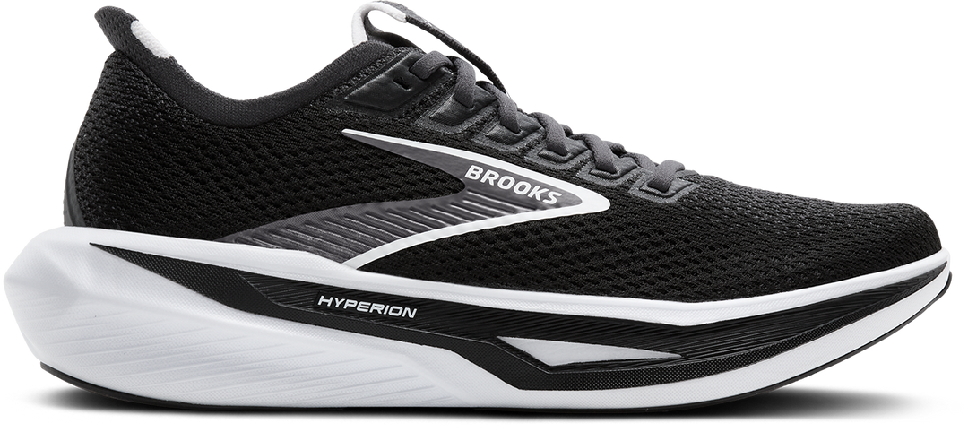 Brooks Mens Hyperion 3 - Black/Grey/White - Neutral - AW25