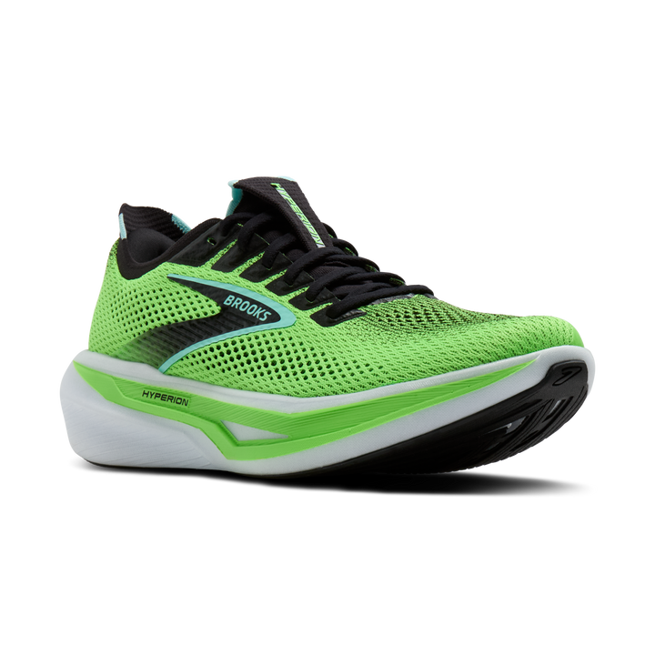 Brooks Mens Hyperion 3 - Green Gecko/Black/Blue - Neutral - SS26