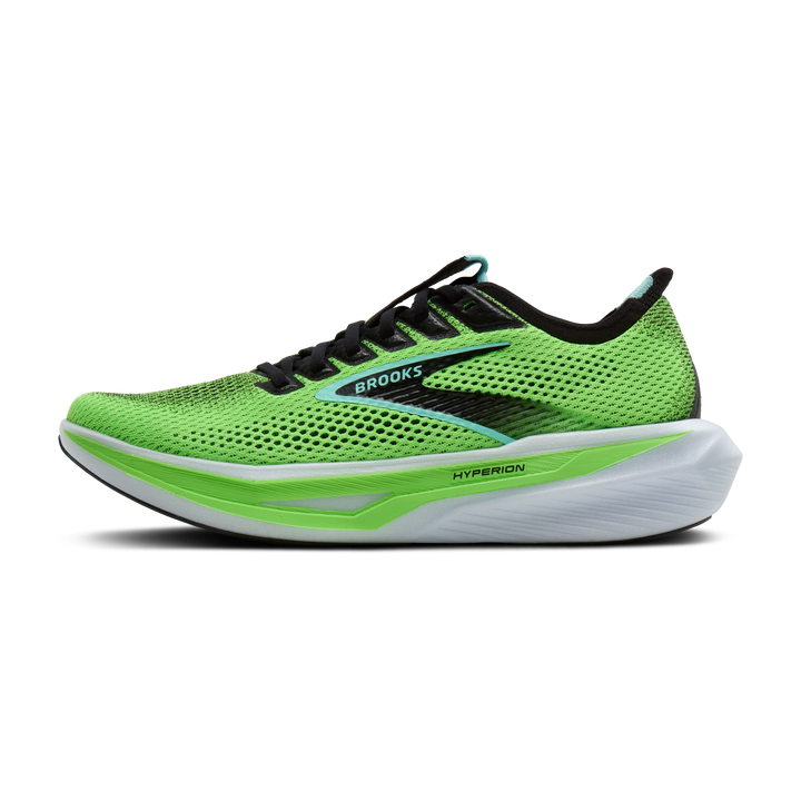 Brooks Mens Hyperion 3 - Green Gecko/Black/Blue - Neutral - SS26