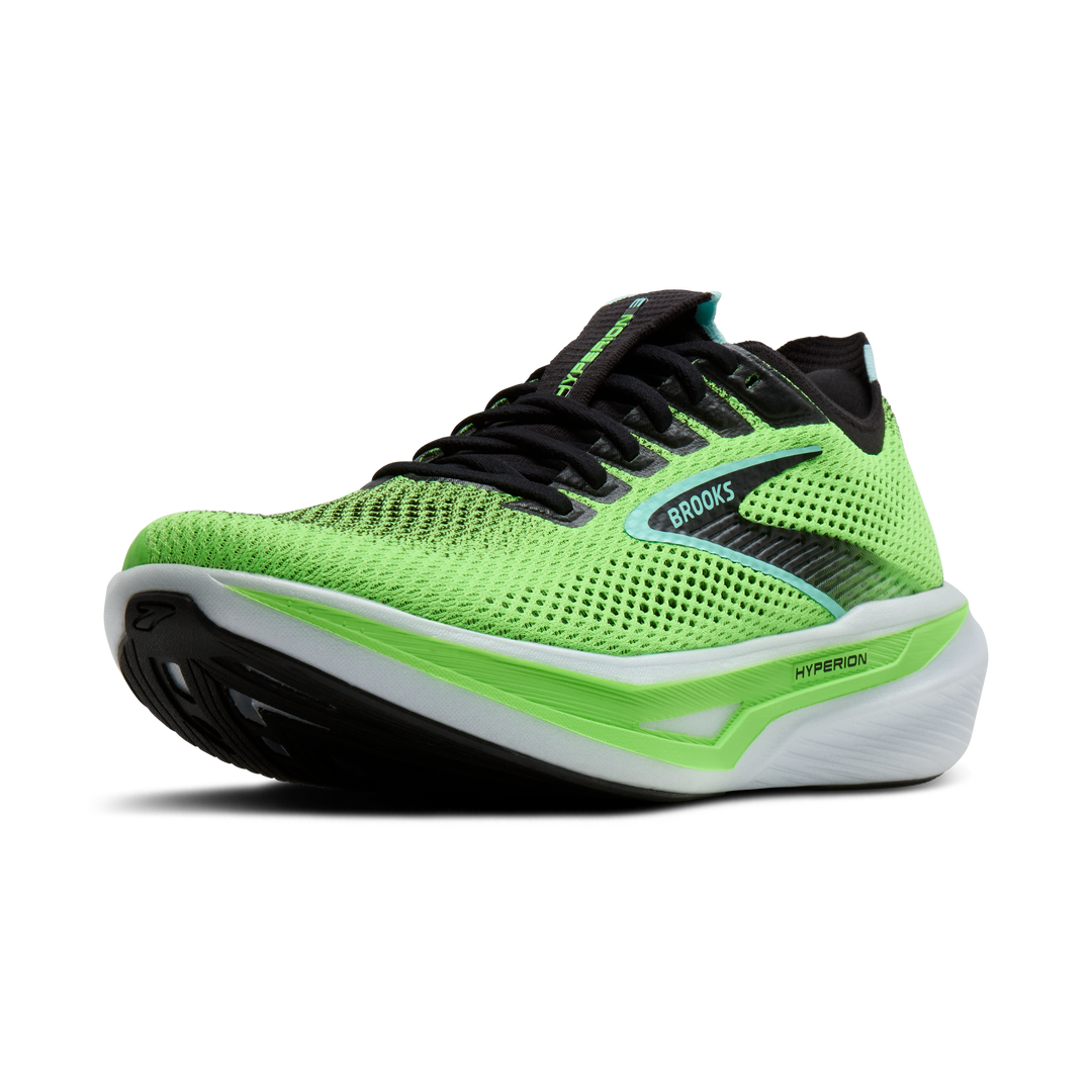 Brooks Mens Hyperion 3 - Green Gecko/Black/Blue - Neutral - SS26