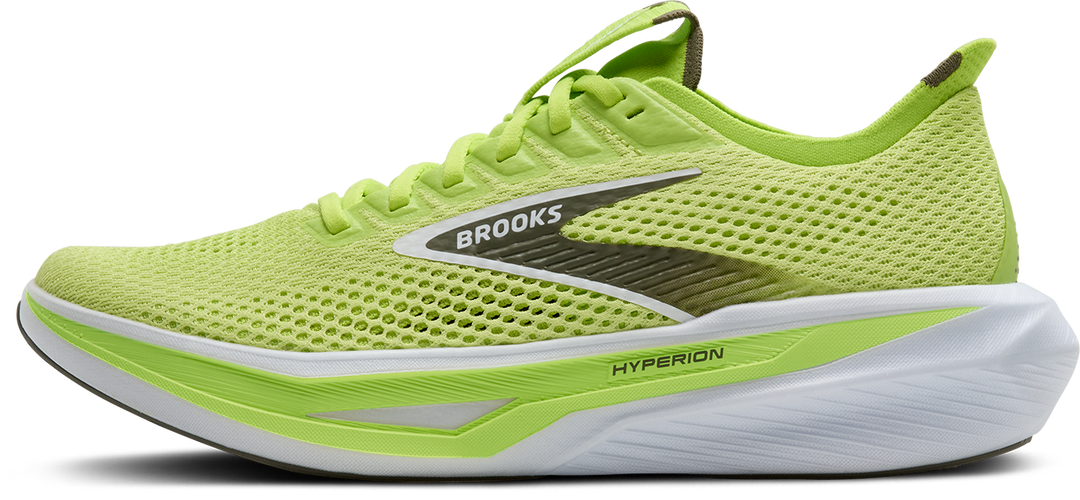 Brooks Mens Hyperion 3 - Sunny Lime/Olive/White - Neutral - AW25