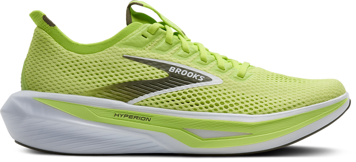 Brooks Mens Hyperion 3 - Sunny Lime/Olive/White - Neutral - AW25