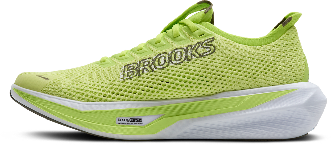 Brooks Mens Hyperion 3 - Sunny Lime/Olive/White - Neutral - AW25