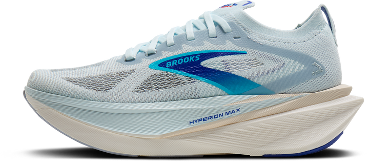 Brooks Mens Hyperion Max 3 - Ice/Blue/Fiery Red - Neutral - SS26