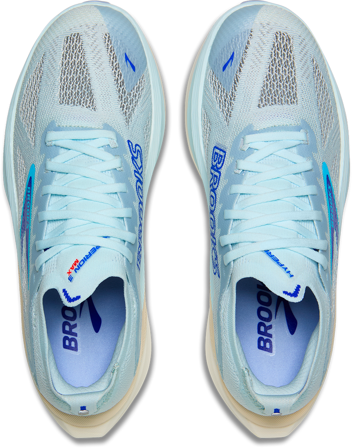 Brooks Mens Hyperion Max 3 - Ice/Blue/Fiery Red - Neutral - SS26